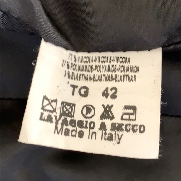 Chopin made in Italy Black Blazer with Trim EUC - Picture 4 of 8